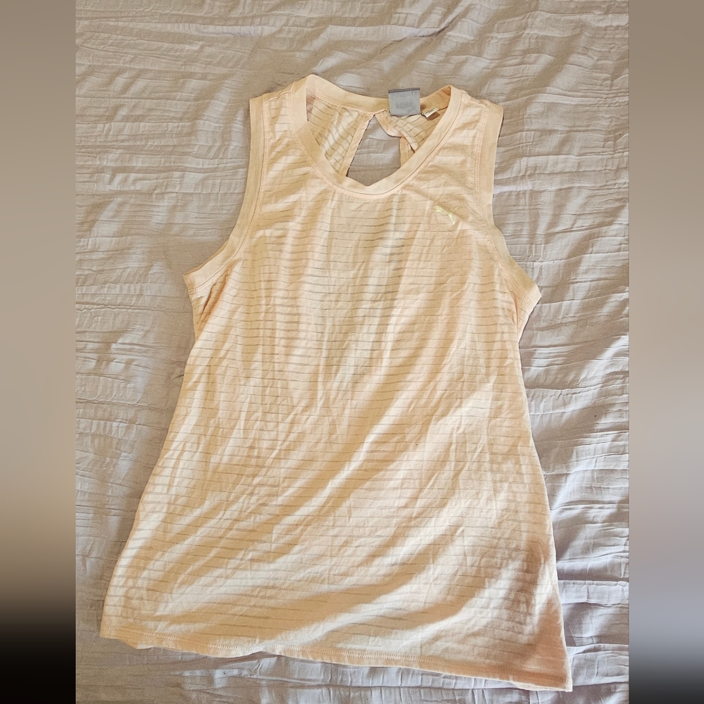 Puma Light Peach Sleeveless Top
